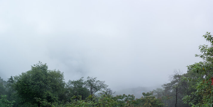 山顶远眺