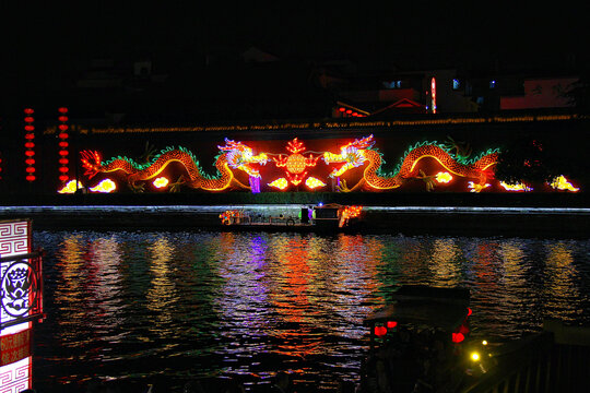 南京秦淮河夜景