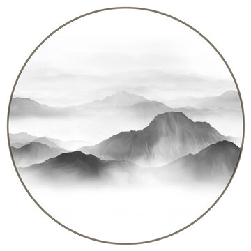 水墨山水畫