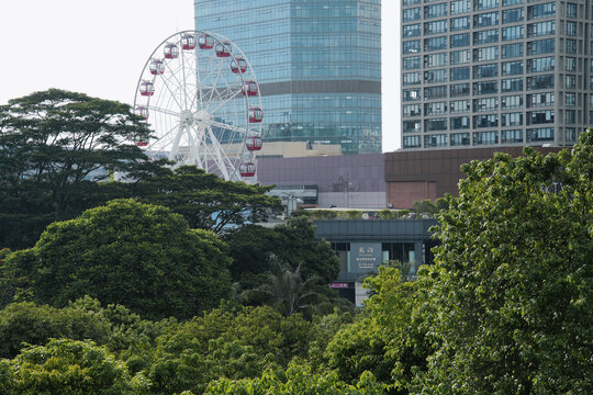 东莞城市风景黄旗公园