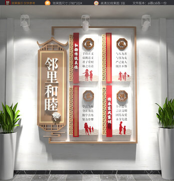 鄰里和睦文化墻
