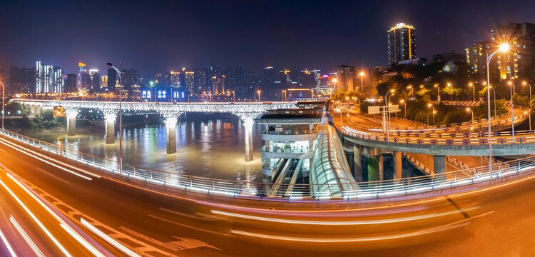 重庆大桥夜景