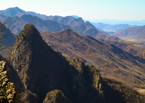 秋日山景