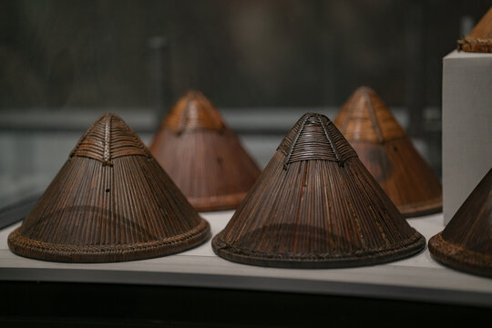 古代竹帽