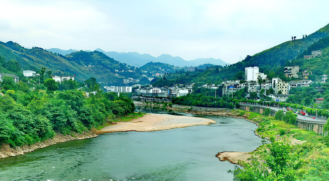 贵州茅台镇赤水河美酒河风光