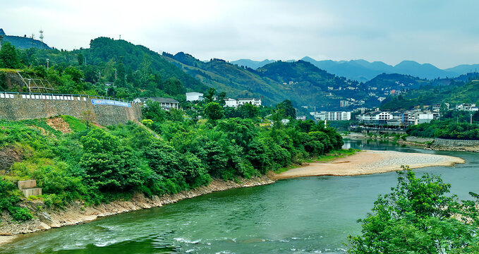 贵州茅台镇赤水河美酒河风光