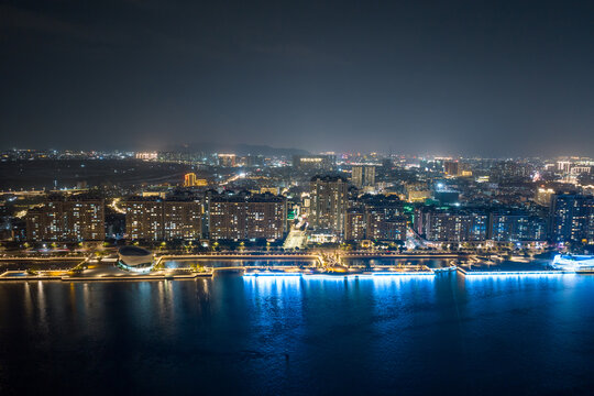 汕头潮人码头夜景