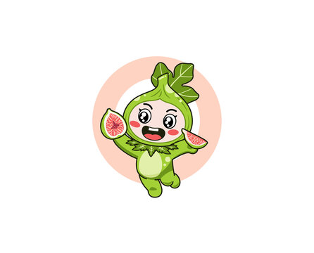 卡通無花果形象