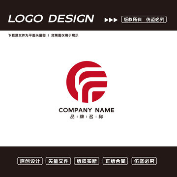 F字母logo标志