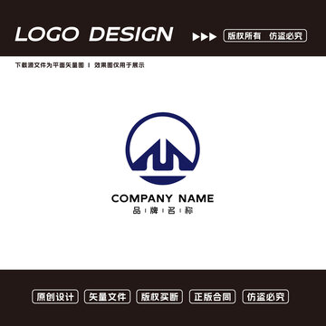 M字母logo標(biāo)志