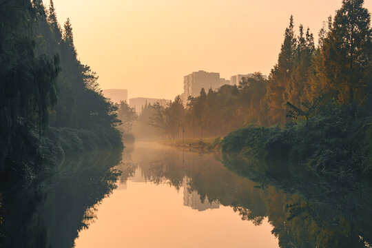 沙河风光