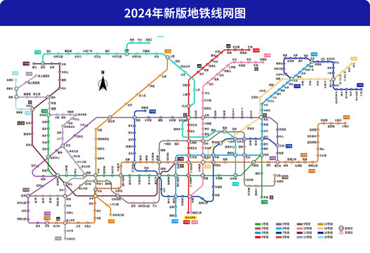 2024最新地铁线网图