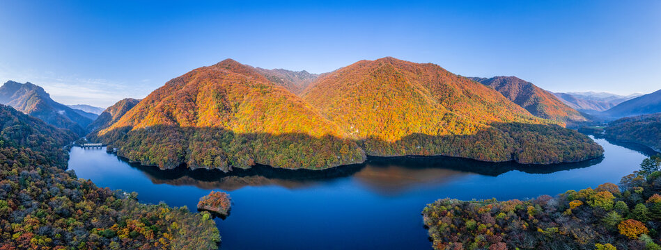 陕西太白县秦岭黄柏塬秋色