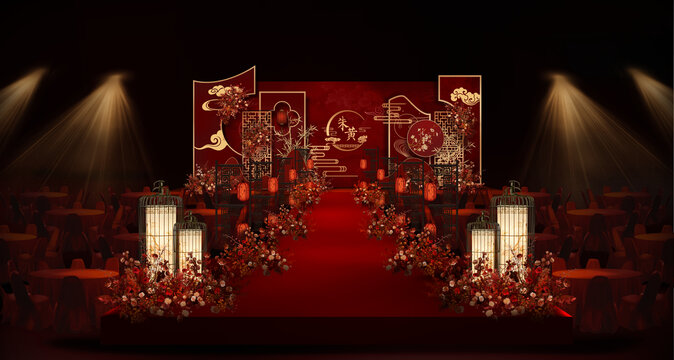 中式舞臺效果圖