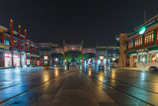 北京正阳桥街景