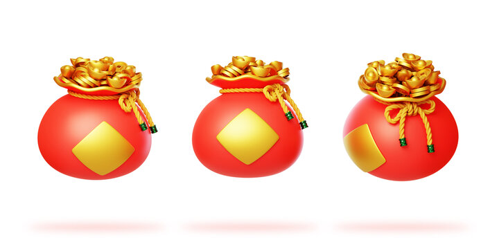 新春新年活動(dòng)獎(jiǎng)勵(lì)福氣福袋3D