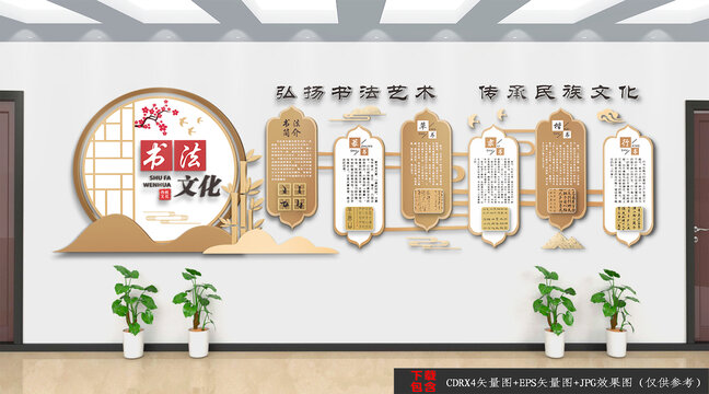 書(shū)法簡(jiǎn)介文化墻
