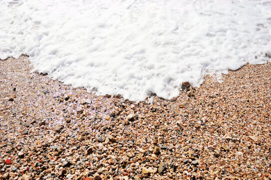 以色列特拉维夫地中海海岸特写