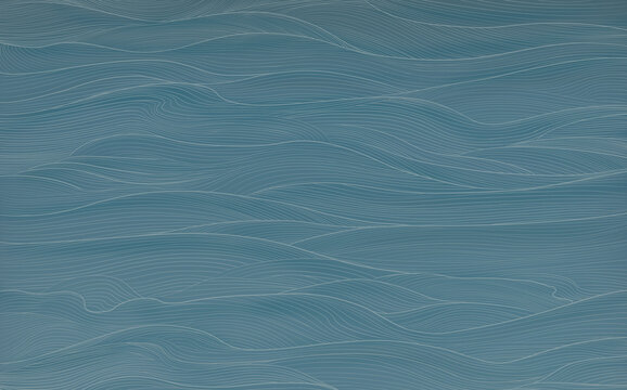 浪描線