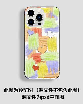 油畫筆觸手機殼