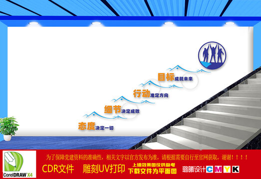 企業(yè)樓梯文化墻