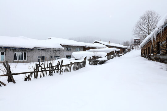 水墨雪乡