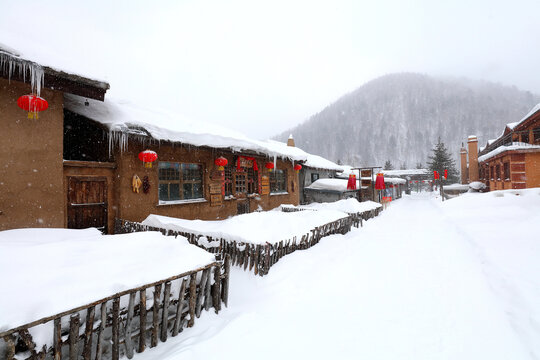 水墨雪乡