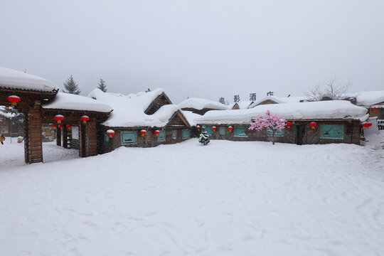 水墨雪乡