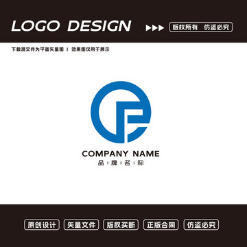 F字母logo标志