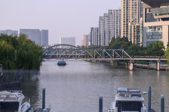 杭州武林广场京杭大运河武林门