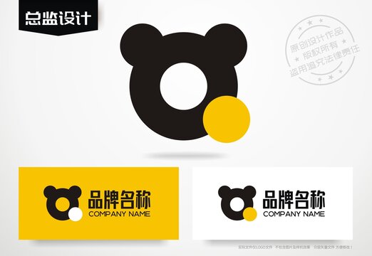 维尼熊logo设计