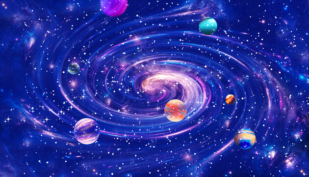 星空高清背景圖