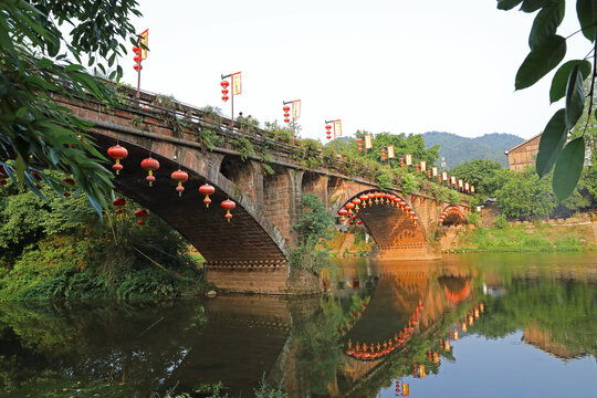 四川古镇石拱桥