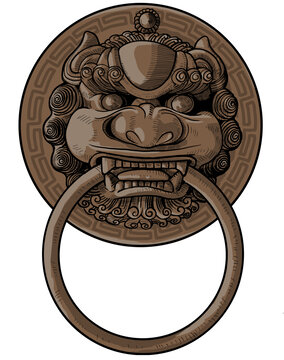 手繪門環(huán)
