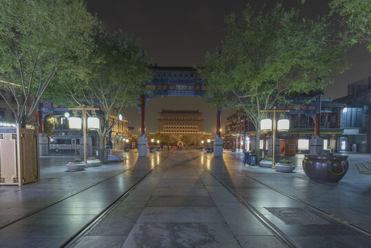 北京正阳桥夜景