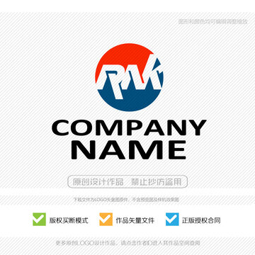 RNK字母LOGO標(biāo)志設(shè)計