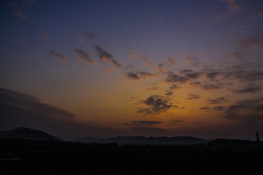 夕阳西下