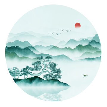 中式山水畫