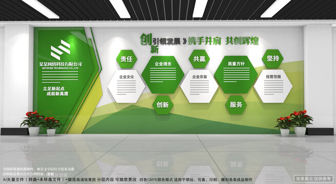 綠色企業(yè)文化墻