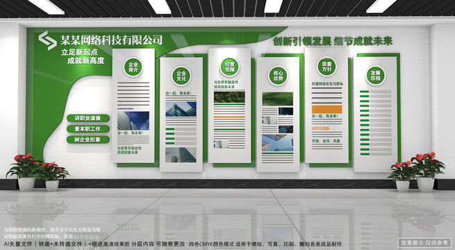 綠色企業(yè)文化墻