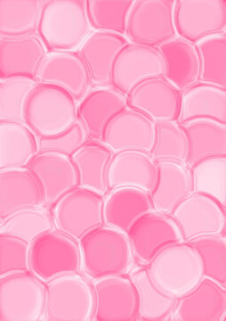 粉色液态流体透明肌理背景