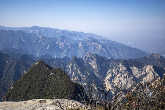 西岳华山风光