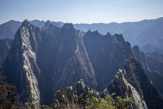 西岳华山风光