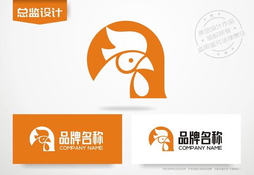 炸鸡logo鸡排标志