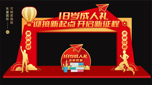成人禮門頭