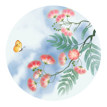 合歡花
