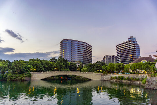 千岛湖旅游度假区夜景