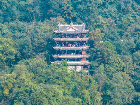 都江堰景区古建筑