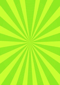 绿色放射射线图案背景
