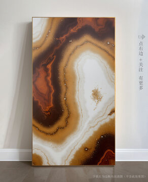 過道裝飾畫大理石玄關背景墻